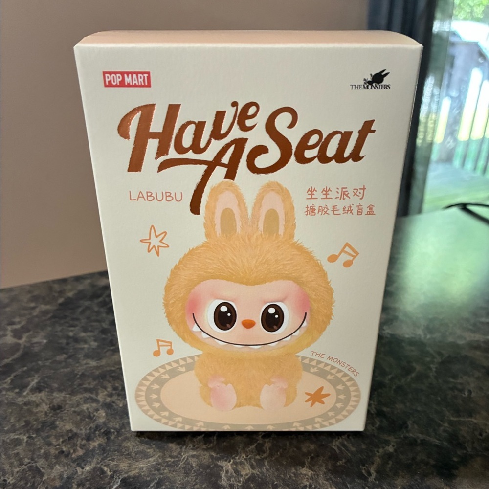 Pop Mart Collectible Toy have a seat Labubu - QUQU unopened!